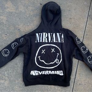 Nirvana Black Hoodie for women Cotton On Women's Black Hoodie